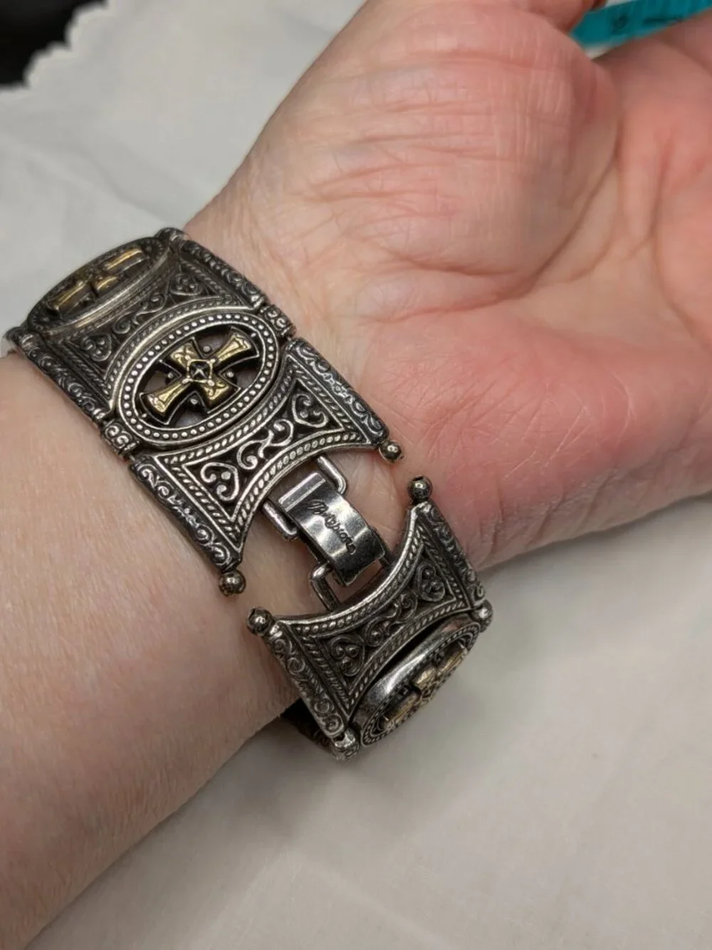 Brighton Toledo Cross Panel Bracelet 7.5